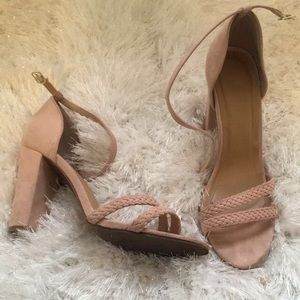 Pink Block Heels